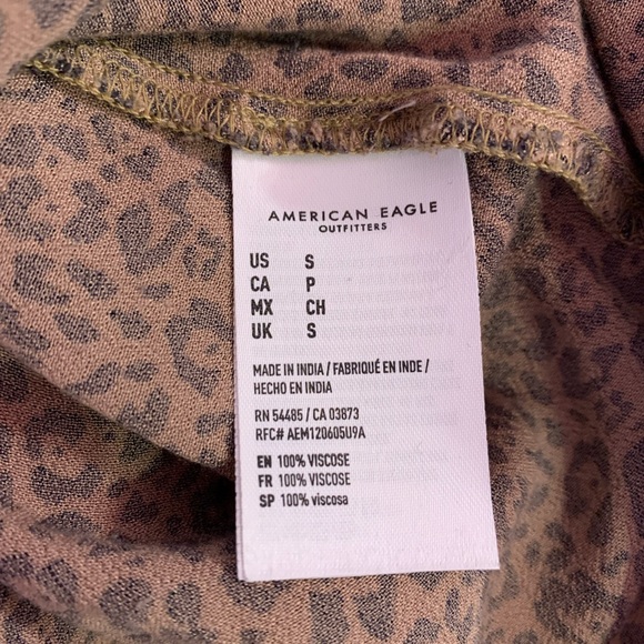 American Eagle Cheetah Shorts - Small - Elastic High Waist - Picture 6 of 6